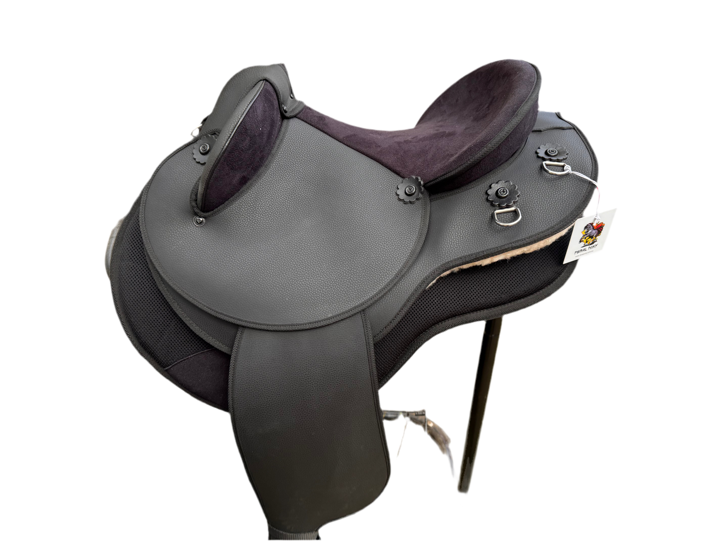 “The Trail” Synthetic Halfbreed Saddle