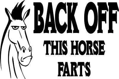 “Fart” Float Decal - Feral Pony