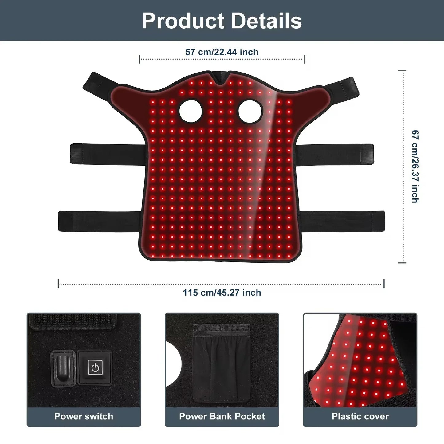 ππSALEππ LAST ONEππLED Poll & Neck Pad