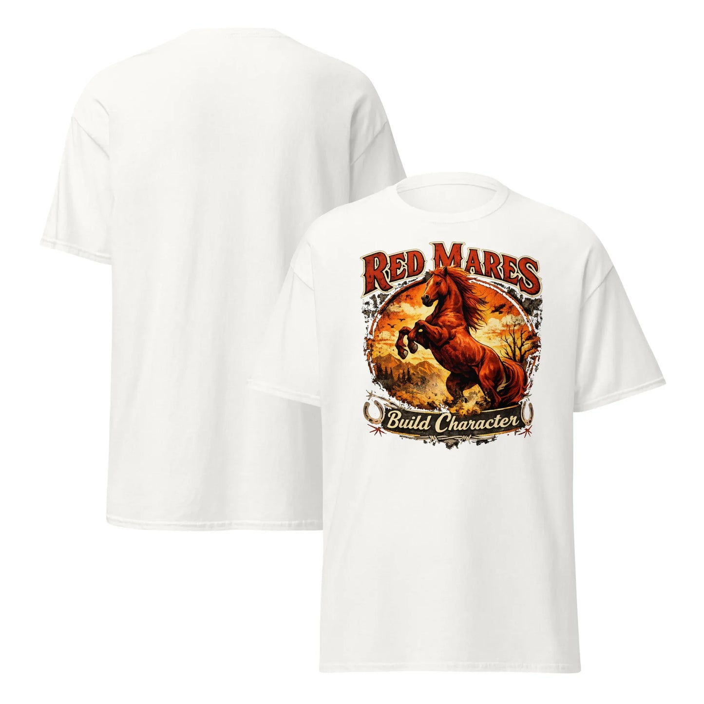 Red Mare - Unisex classic tee - Feral Pony