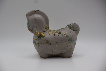 Cementique - Horse Tiro with Gold Leaf Accents