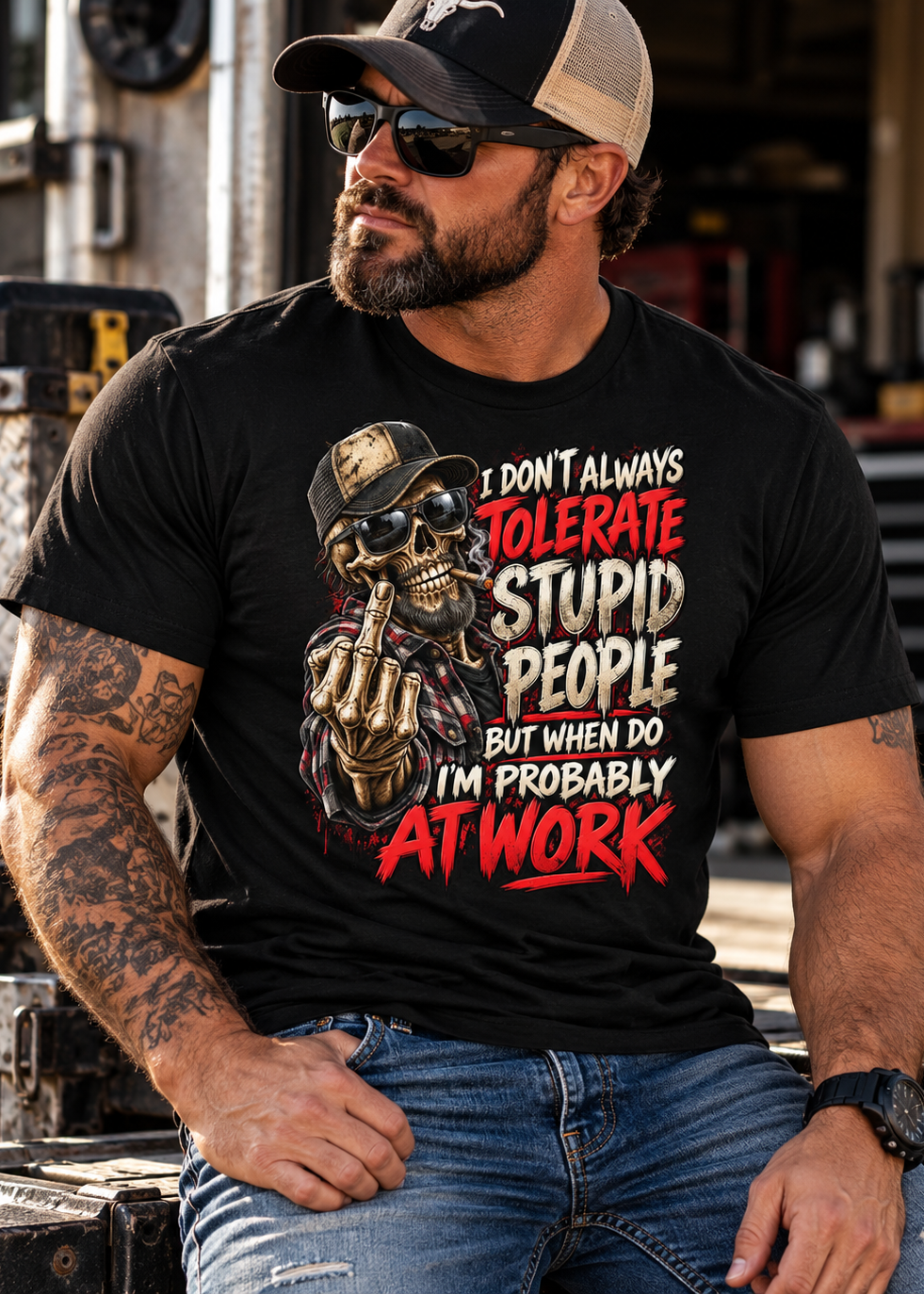 Probably at Work 2 – Unisex Classic Tee
