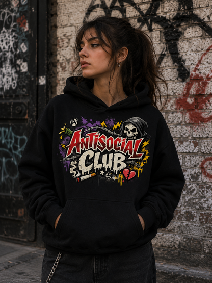 Antisocial - Unisex Hoodie