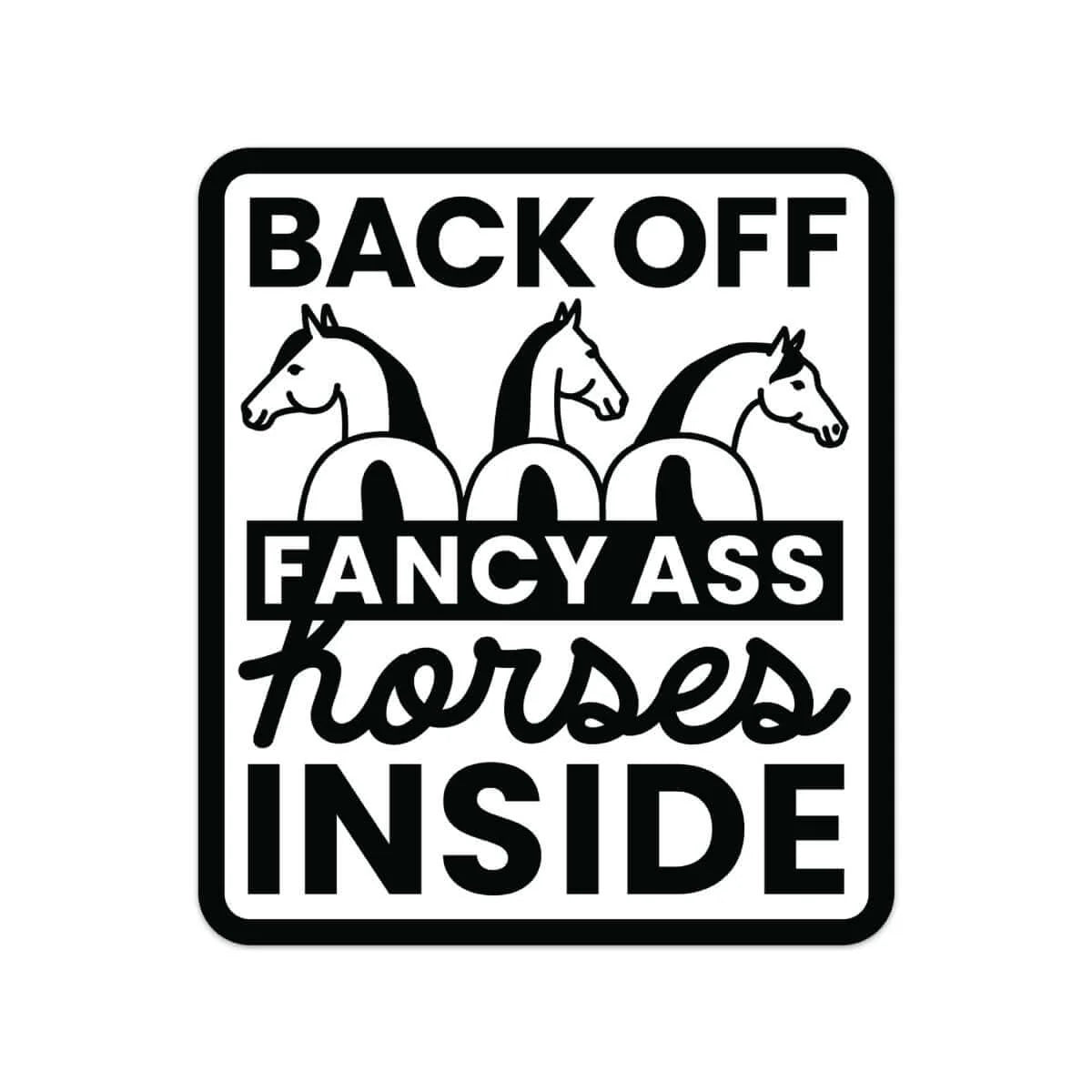 “Fancy ass” Float Decal