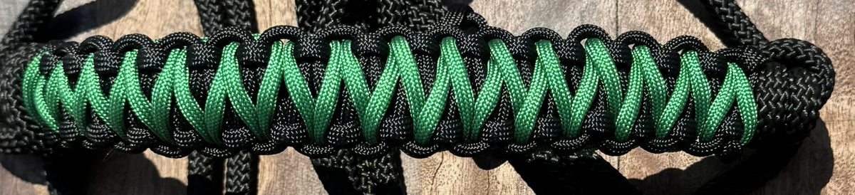 Black & Green Rope Halter 🖤💚