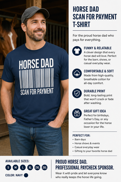 Horse Dad - DryBlend® T-Shirt