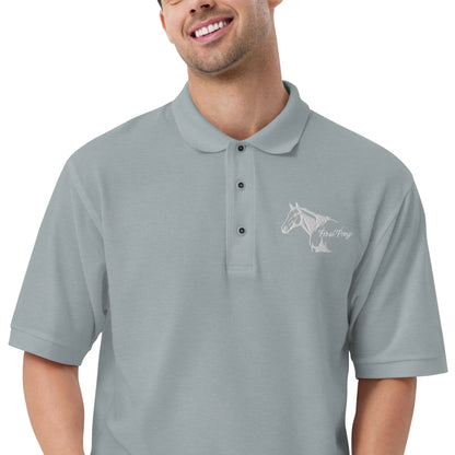 Feral Pony - Men's Premium Polo - Feral Pony