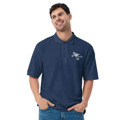 Feral Pony - Men's Premium Polo - Feral Pony