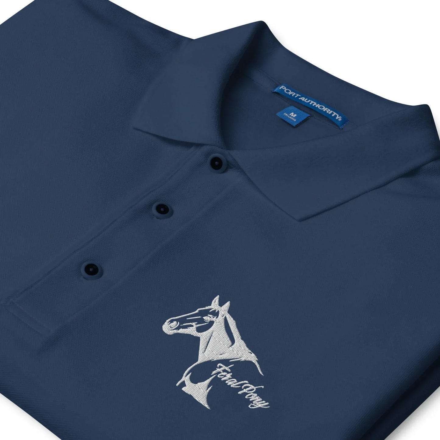 Feral Pony - Men's Premium Polo - Feral Pony