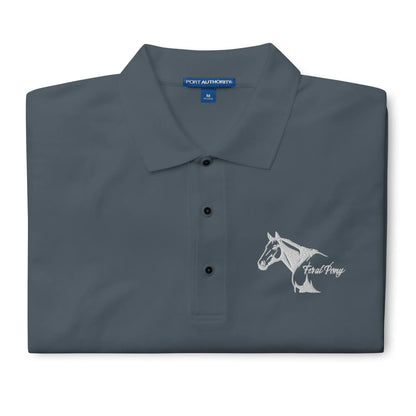 Feral Pony - Men's Premium Polo - Feral Pony