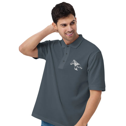 Feral Pony - Men's Premium Polo - Feral Pony