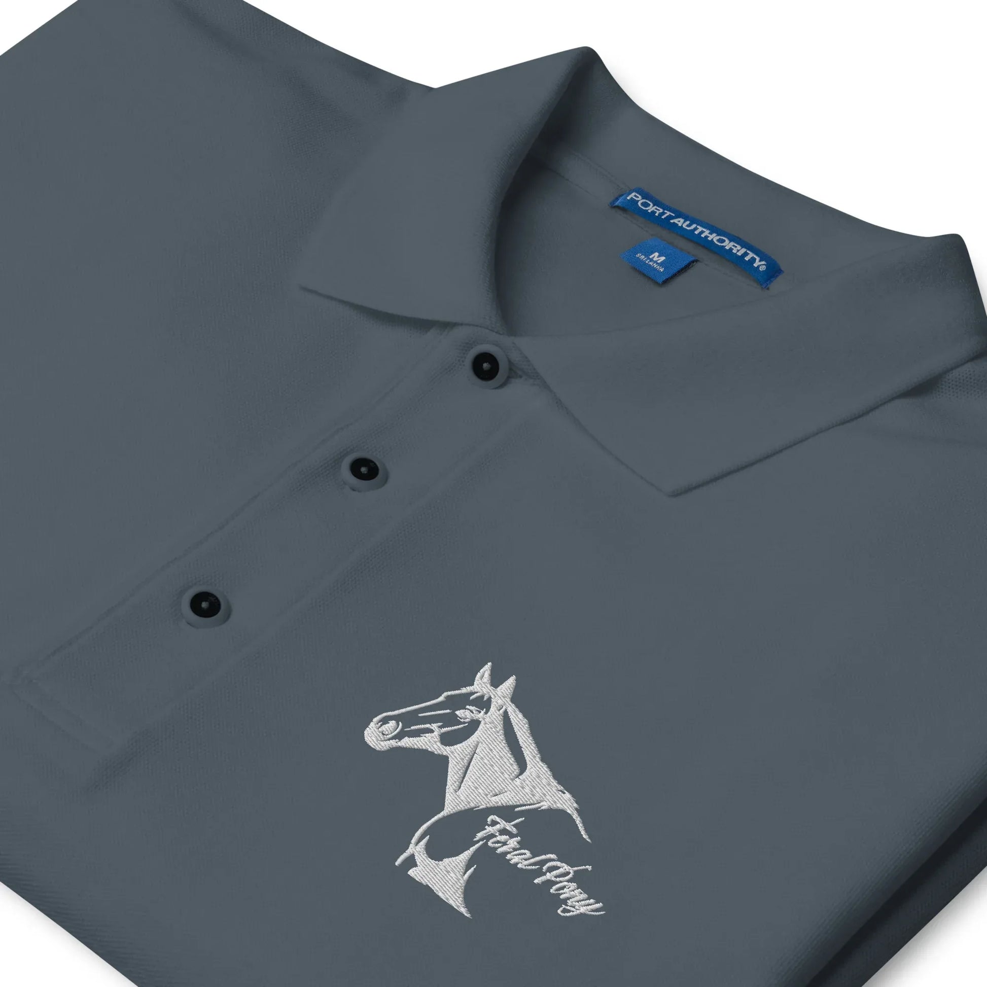 Feral Pony - Men's Premium Polo - Feral Pony