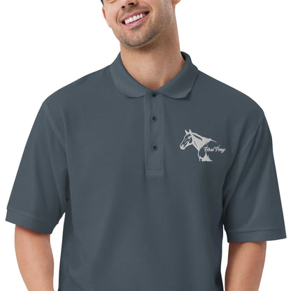 Feral Pony - Men's Premium Polo - Feral Pony