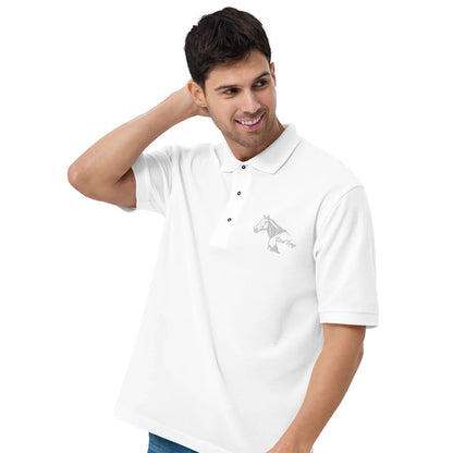 Feral Pony - Men's Premium Polo - Feral Pony
