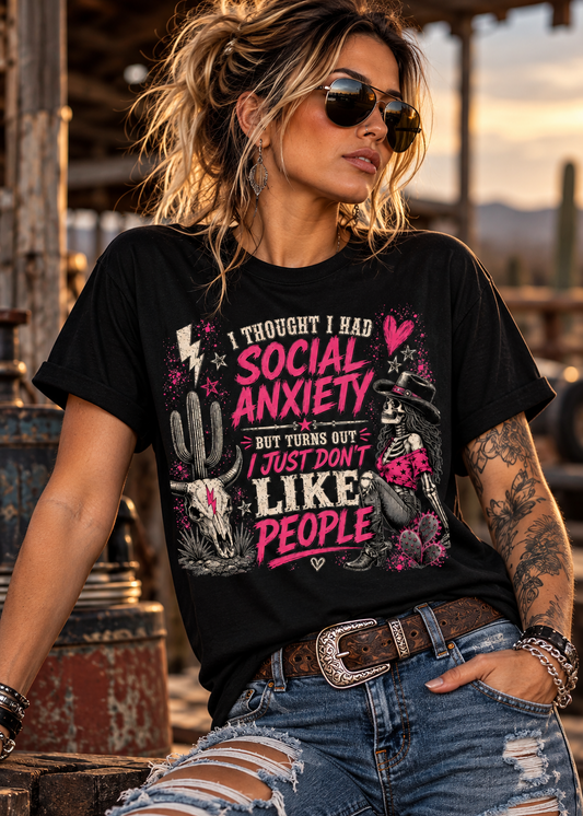 💗 I Just Don't Like People – Unisex Tee 🖤🤘