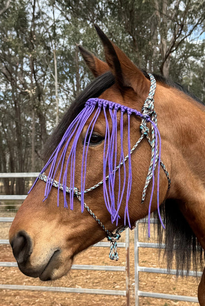 Paracord Fly Veil – Pink & Blue