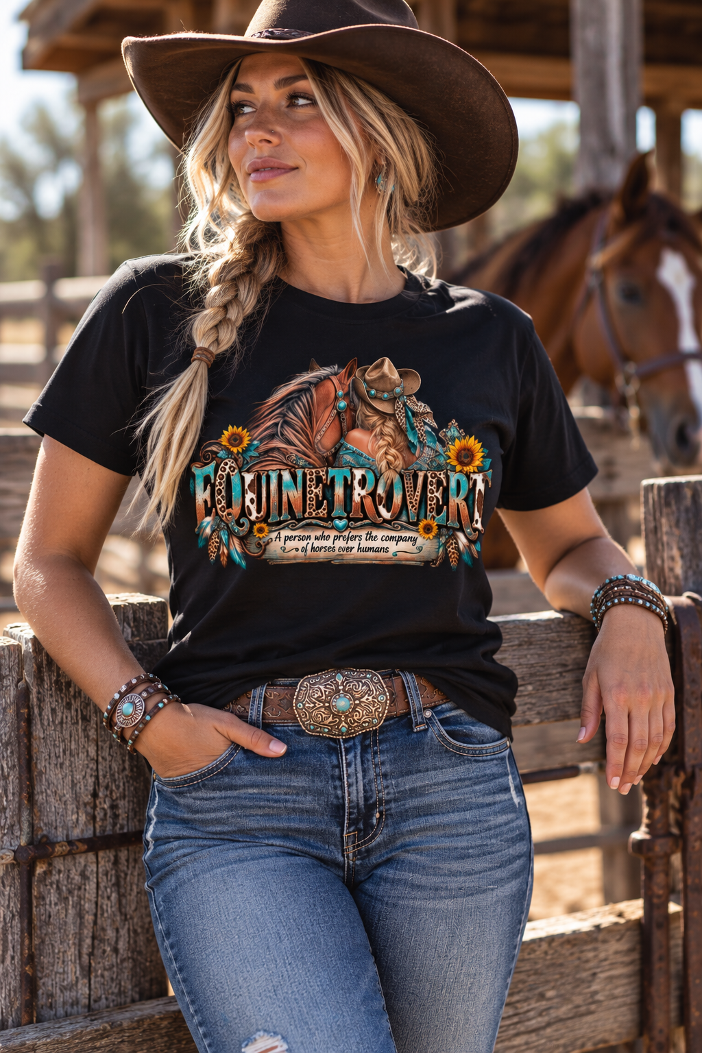 Equinetrovert - Unisex classic tee