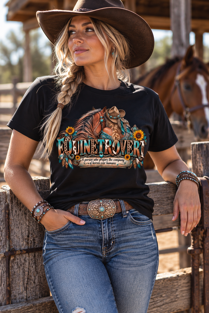 Equinetrovert - Unisex classic tee