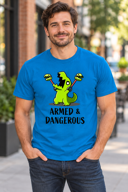 Armed & Dangerous 🦖 – Unisex Classic Tee