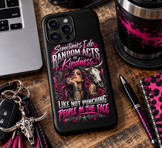 Bad Influence 💀🔥 – Tough MagSafe® Phone Case