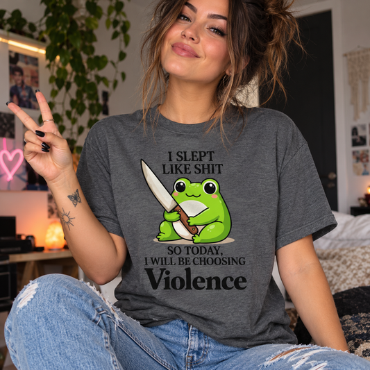 Choosing Violence 🐸 – Unisex Classic Tee
