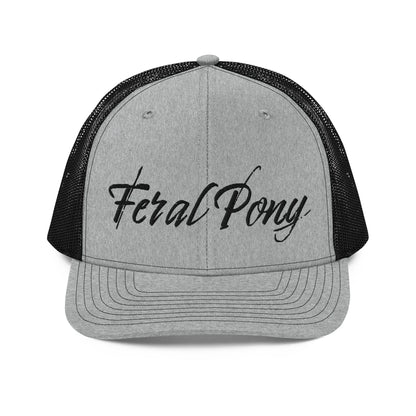 Feral Pony Grey/Black - Trucker Cap - Feral Pony