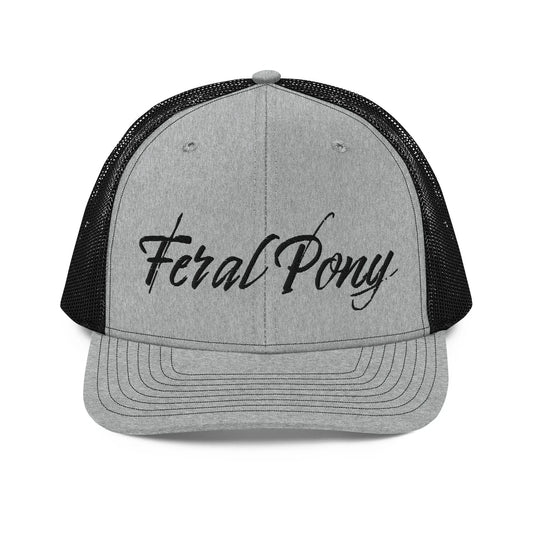 Feral Pony Grey/Black - Trucker Cap - Feral Pony