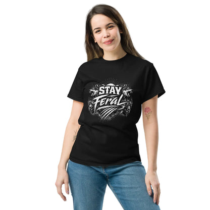 Stay Feral - Wolf - Unisex Classic Tee - Feral Pony