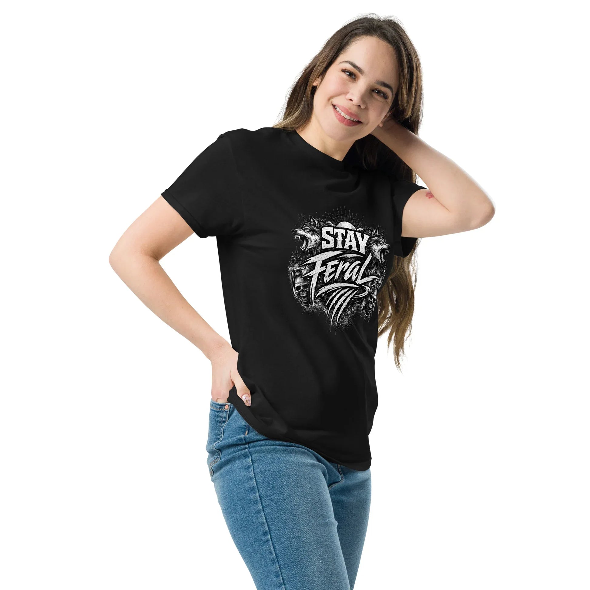 Stay Feral - Wolf - Unisex Classic Tee - Feral Pony