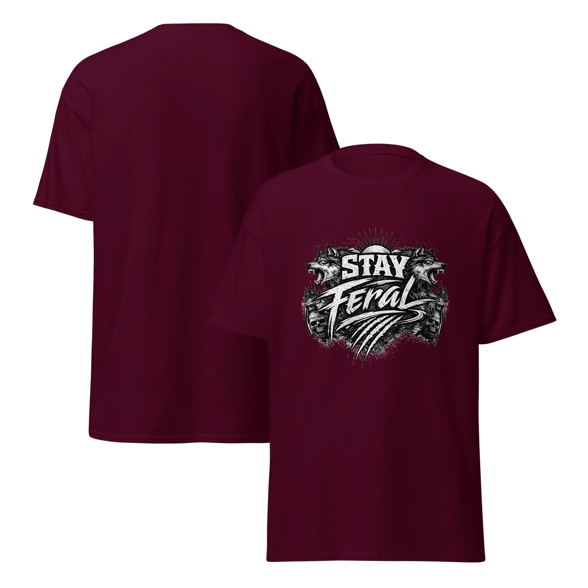 Stay Feral - Wolf - Unisex Classic Tee - Feral Pony