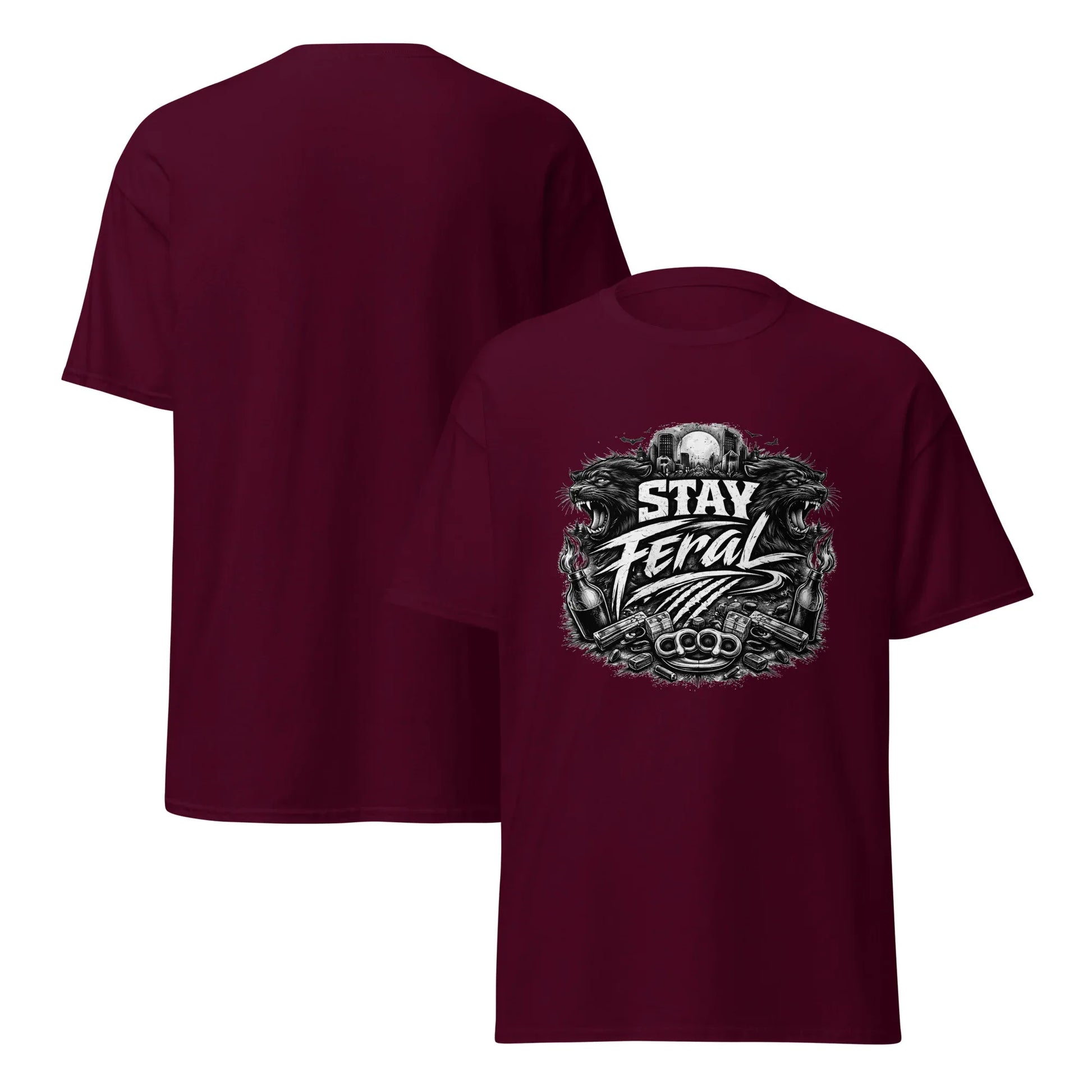 Stay Feral Panther - Unisex classic tee - Feral Pony