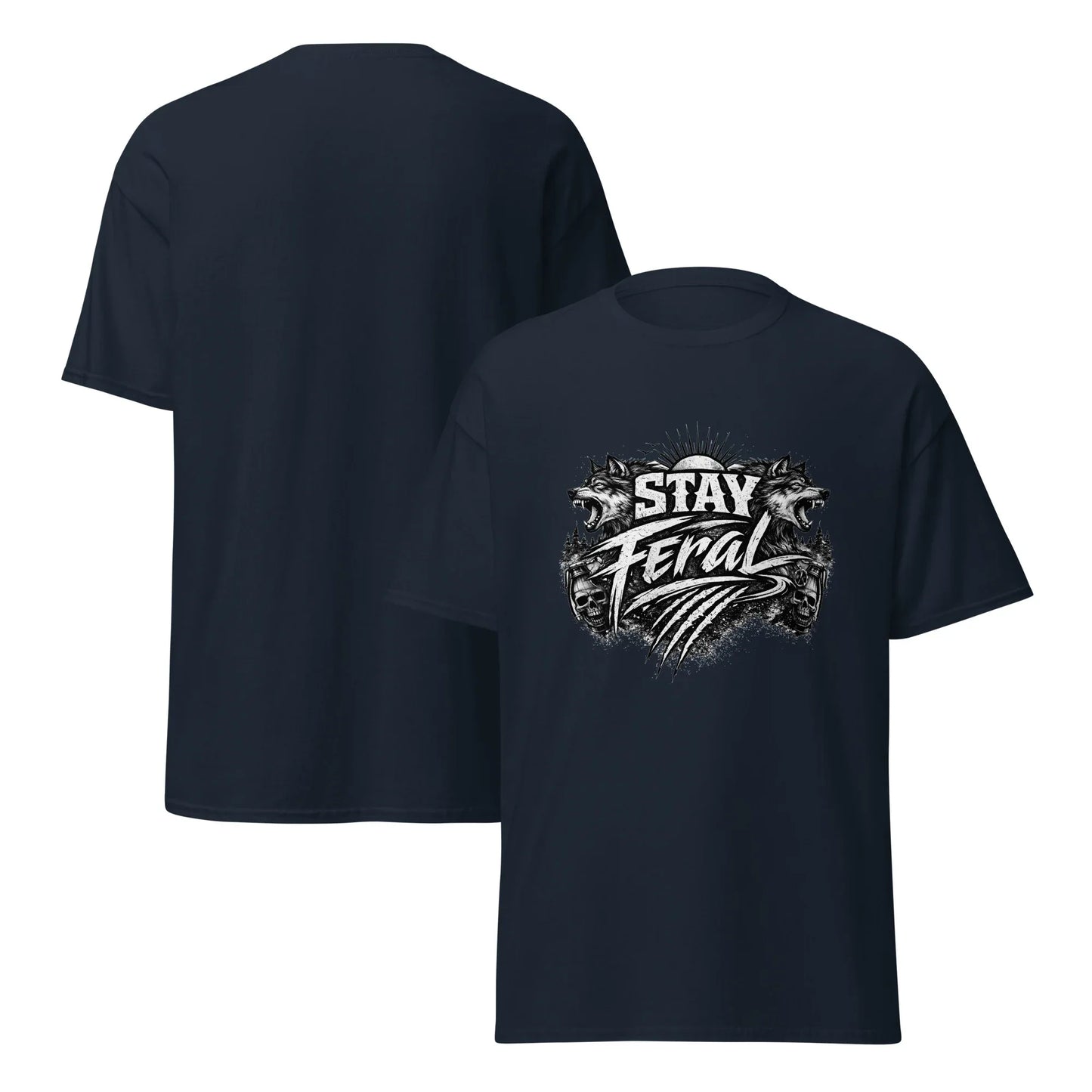 Stay Feral - Wolf - Unisex Classic Tee - Feral Pony