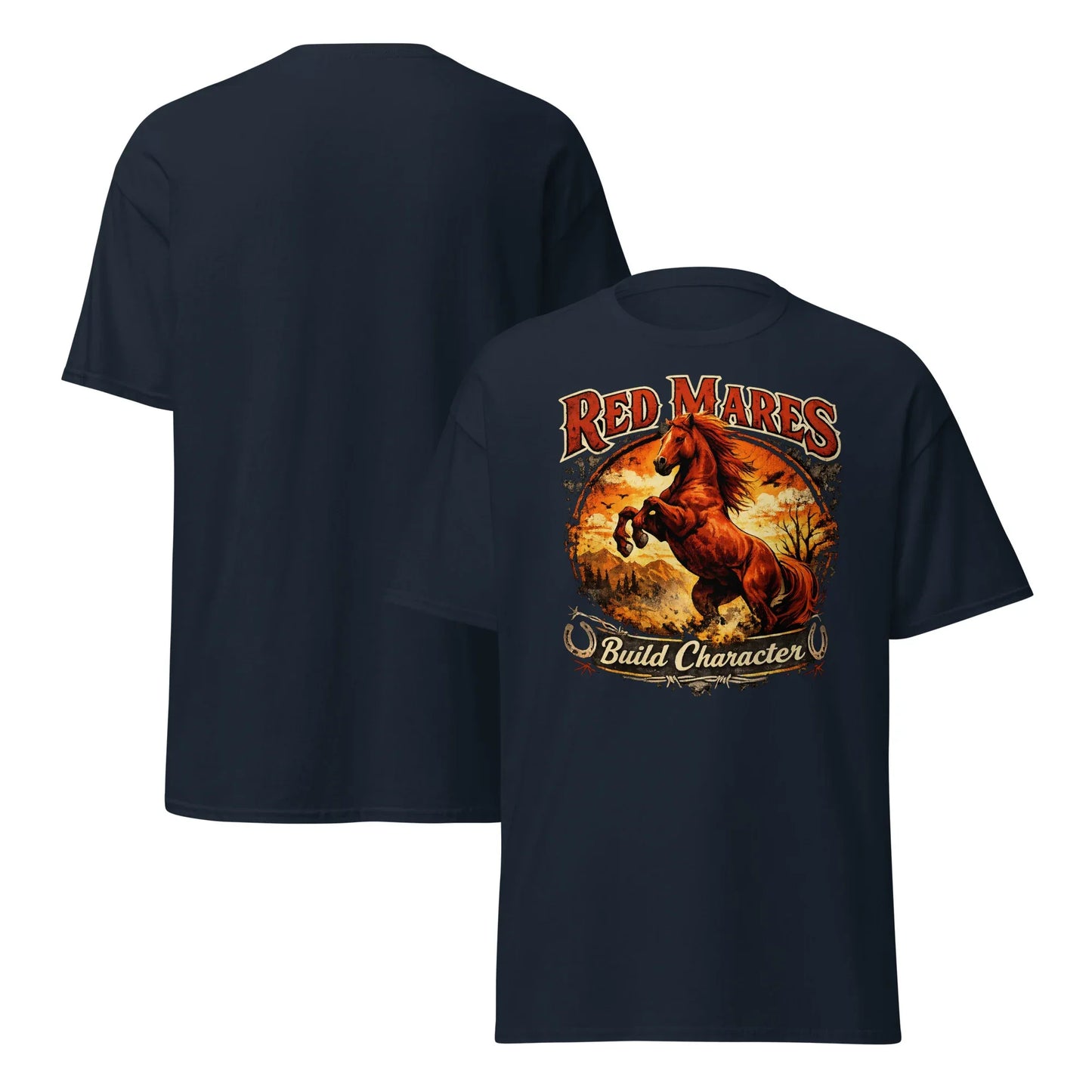 Red Mare - Unisex classic tee - Feral Pony