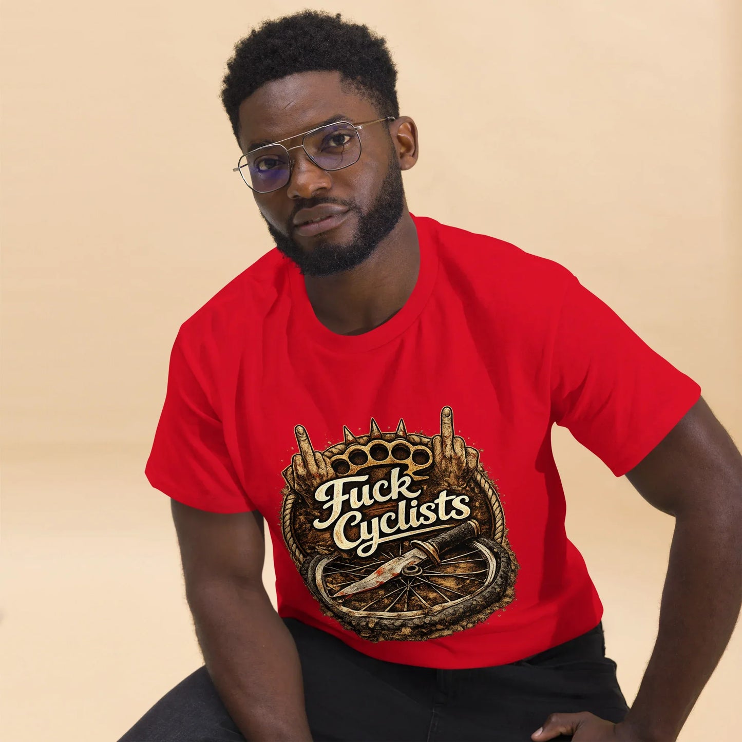 F#ck Cyclists - Unisex classic tee - Feral Pony