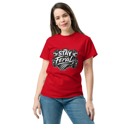 Stay Feral - Wolf - Unisex Classic Tee - Feral Pony