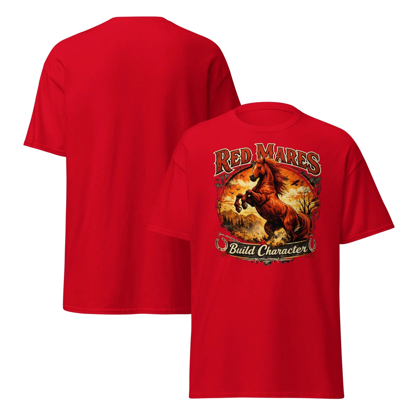 Red Mare - Unisex classic tee - Feral Pony