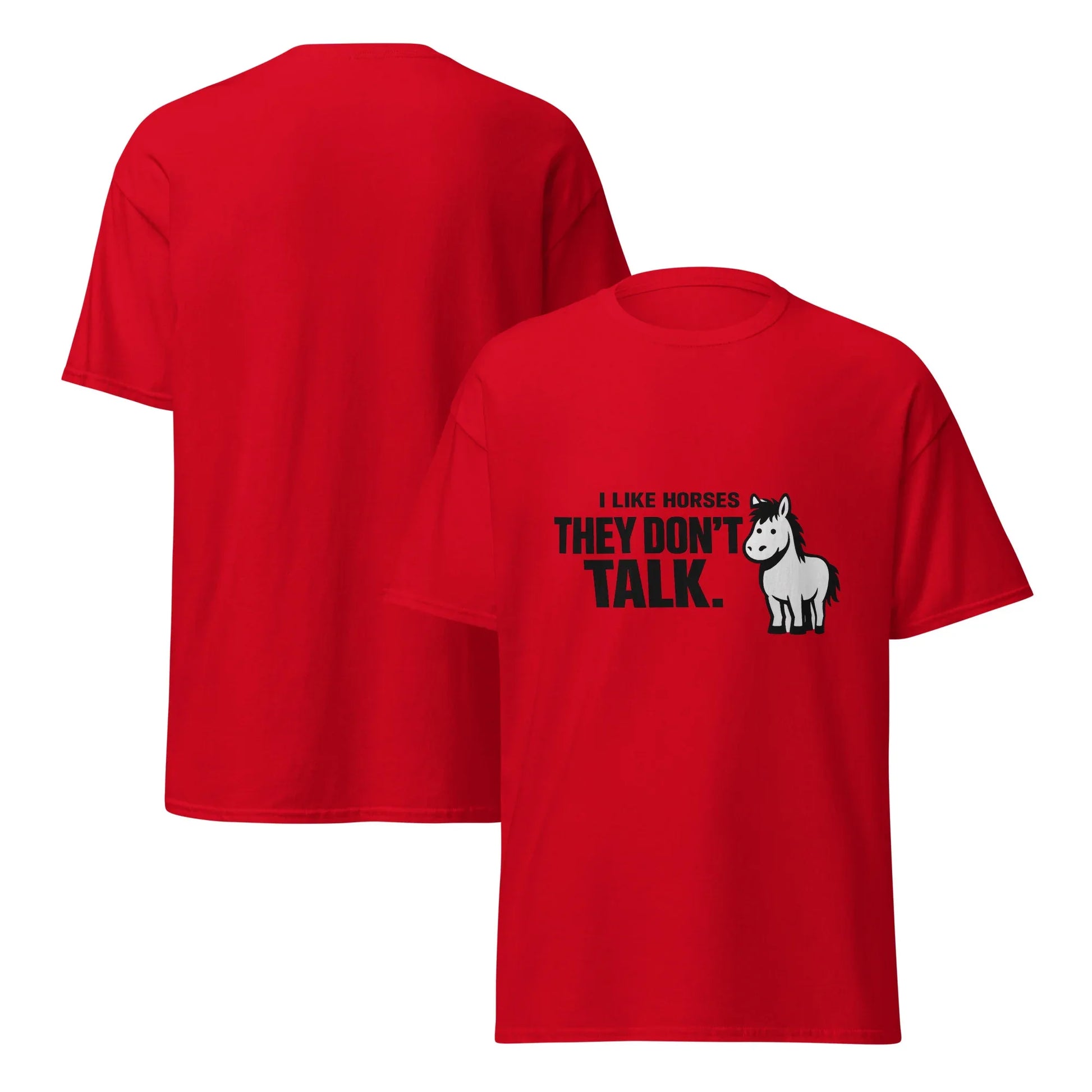 I Like Horses - Unisex classic tee 👚👕 - Feral Pony