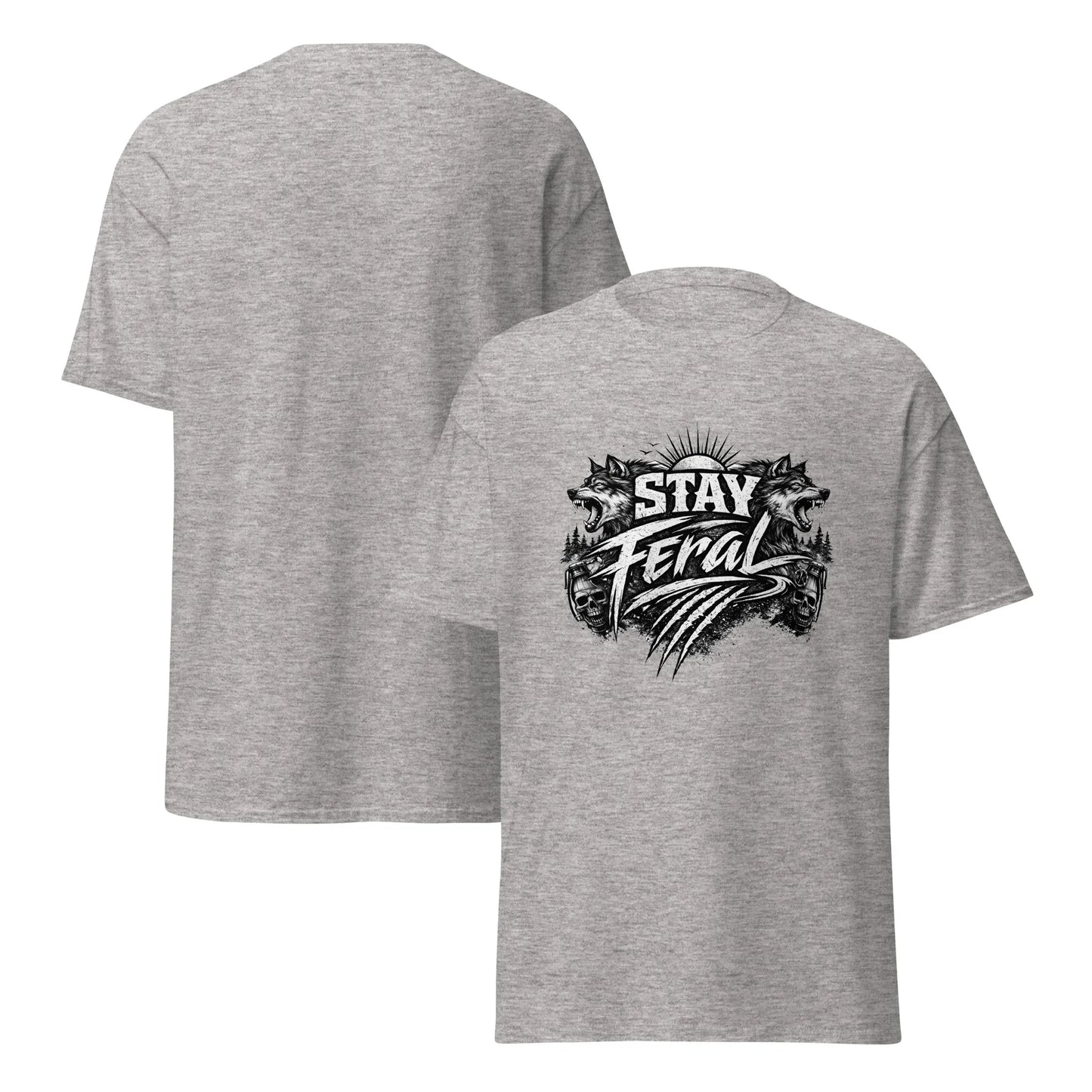 Stay Feral - Wolf - Unisex Classic Tee - Feral Pony