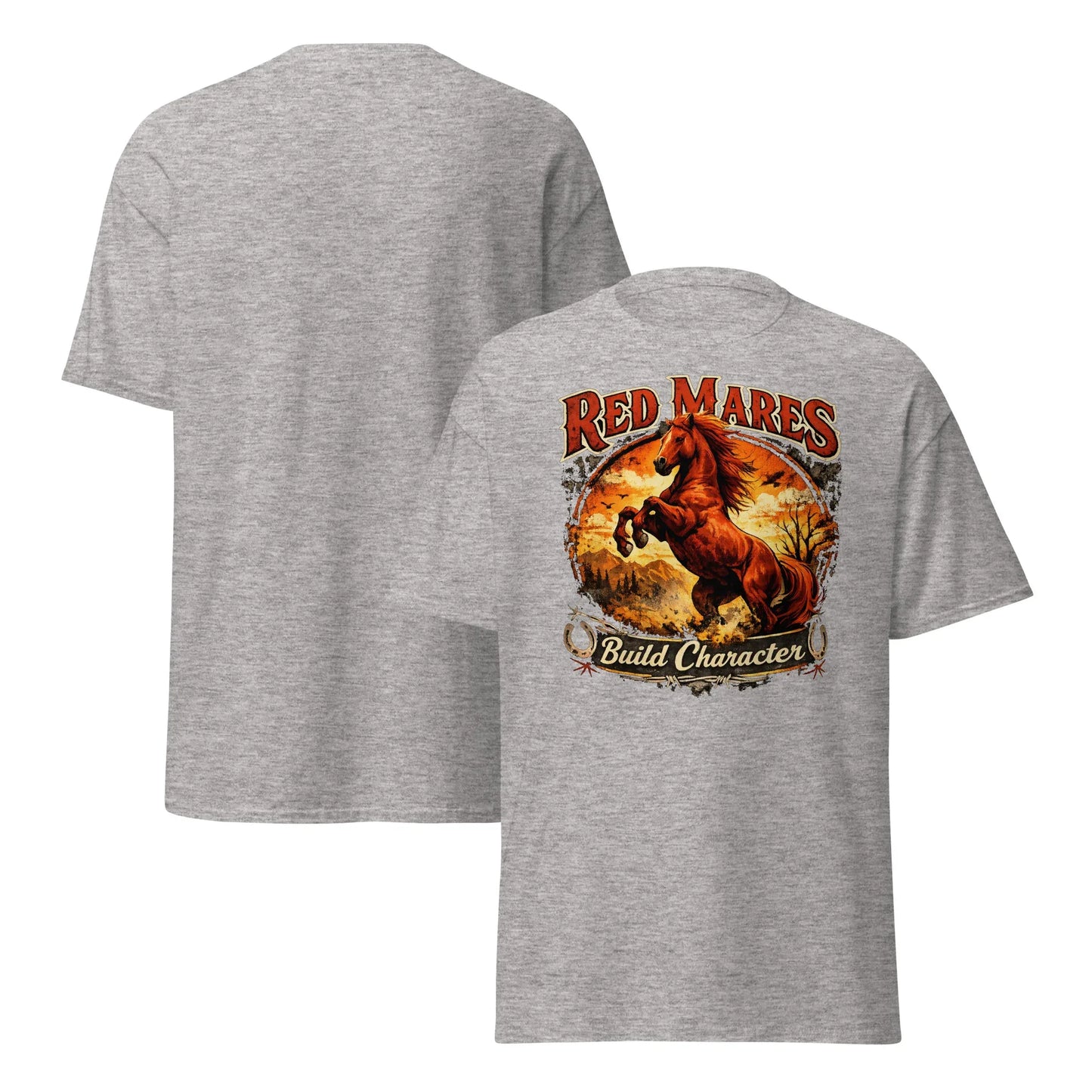 Red Mare - Unisex classic tee - Feral Pony