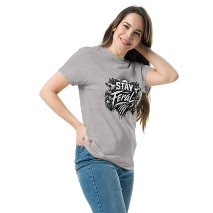 Stay Feral - Wolf - Unisex Classic Tee - Feral Pony