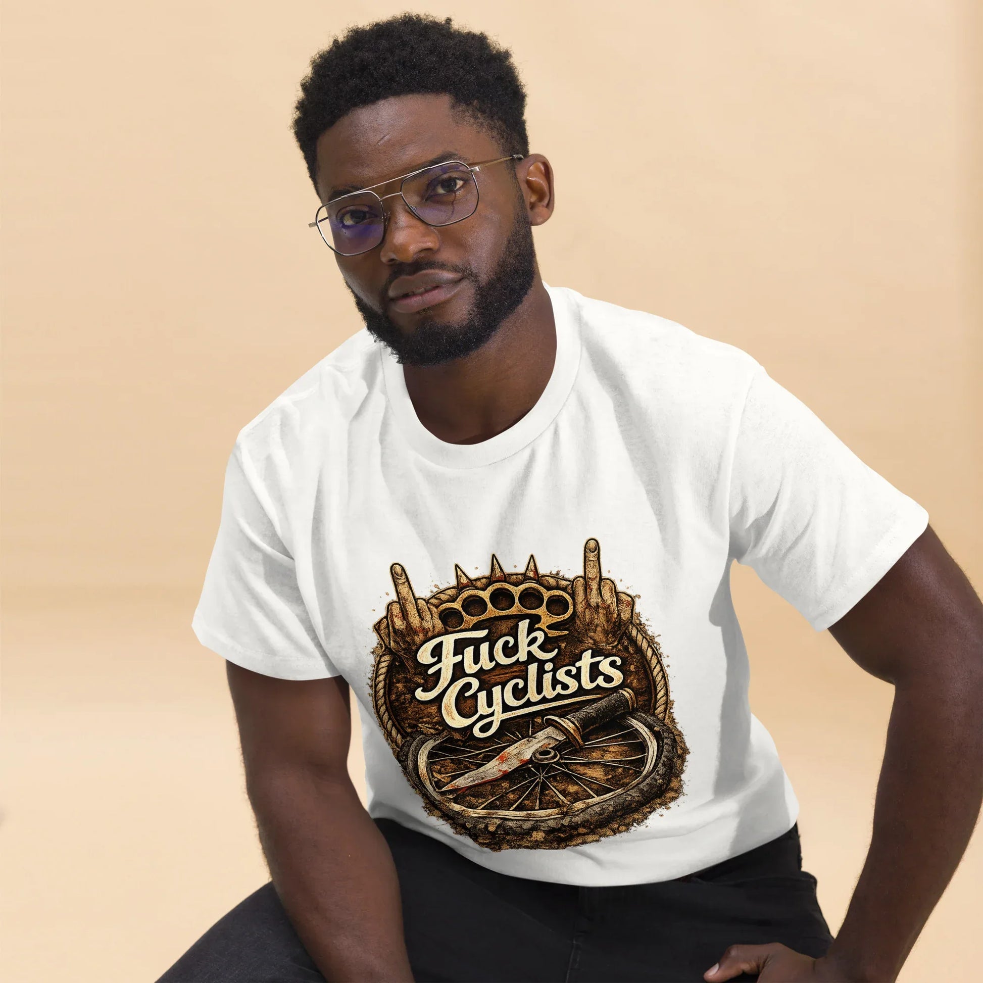 F#ck Cyclists - Unisex classic tee - Feral Pony