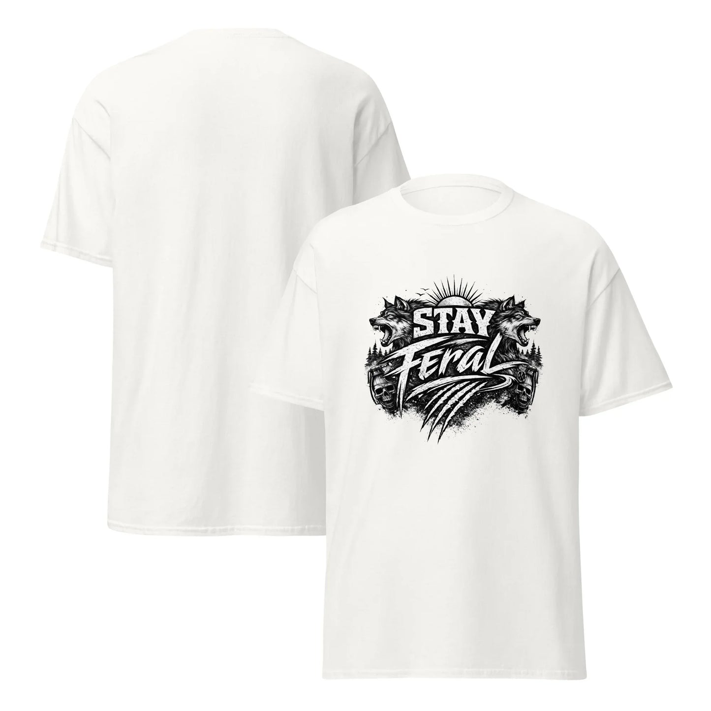 Stay Feral - Wolf - Unisex Classic Tee - Feral Pony