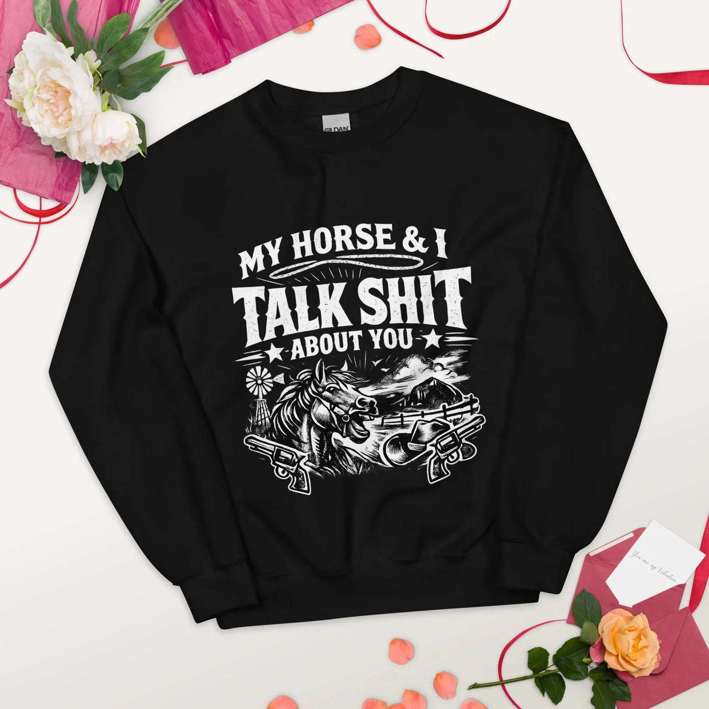 Talk Shit - Unisex Sweatshirt - Feral Pony