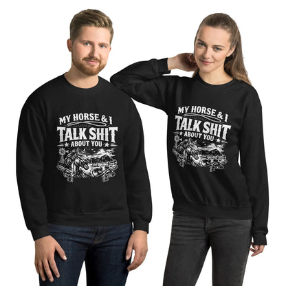 Talk Shit - Unisex Sweatshirt - Feral Pony