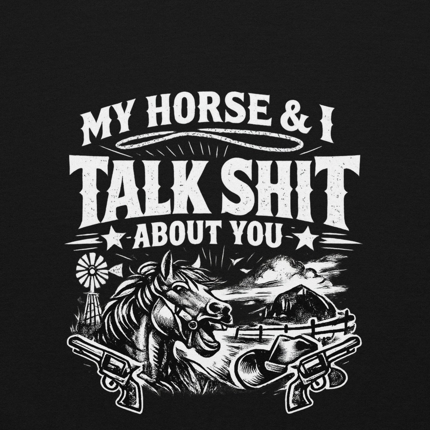 Talk Shit - Unisex Sweatshirt - Feral Pony