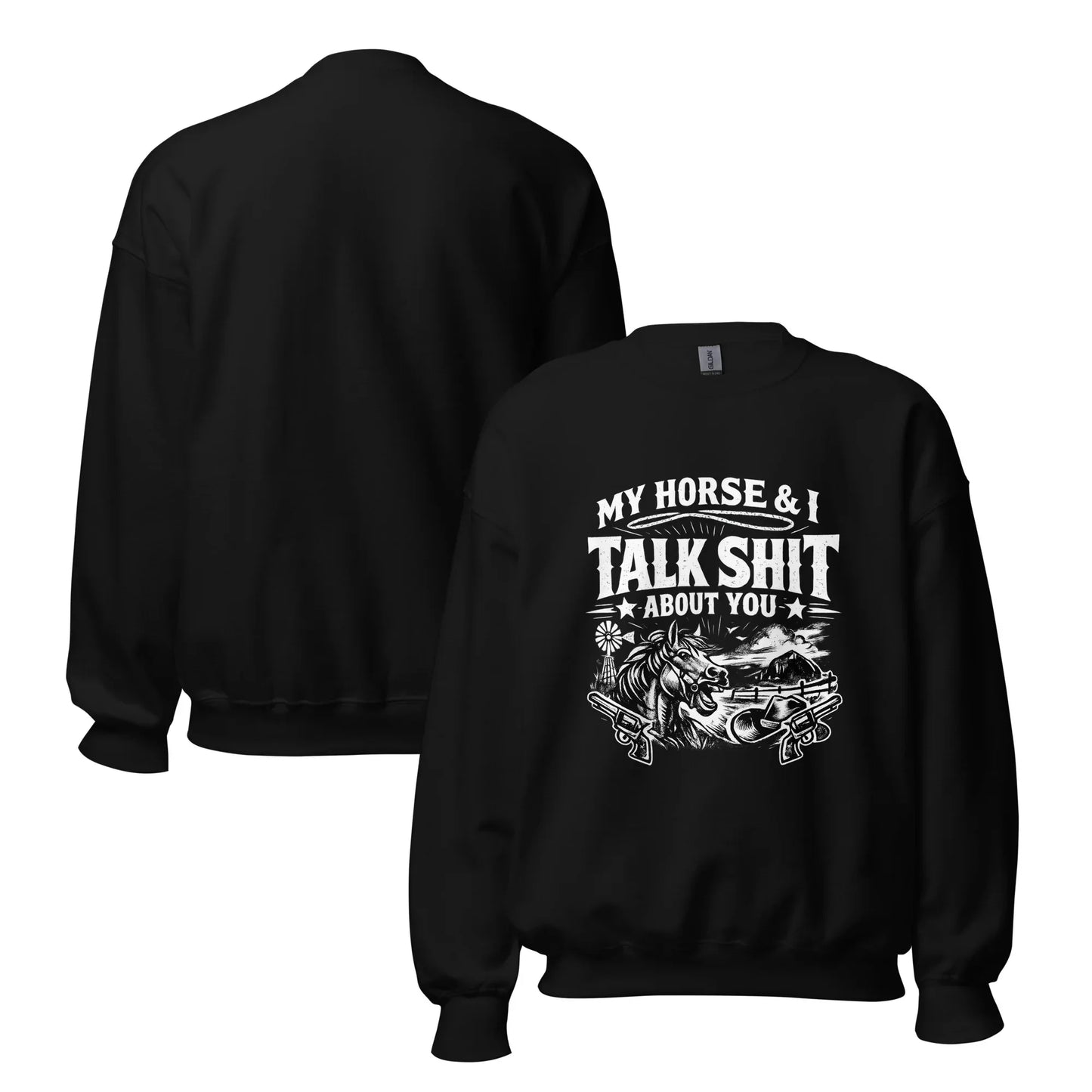 Talk Shit - Unisex Sweatshirt - Feral Pony