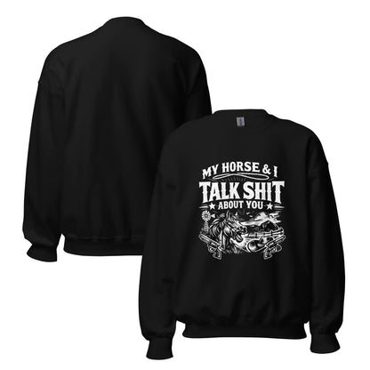 Talk Shit - Unisex Sweatshirt - Feral Pony