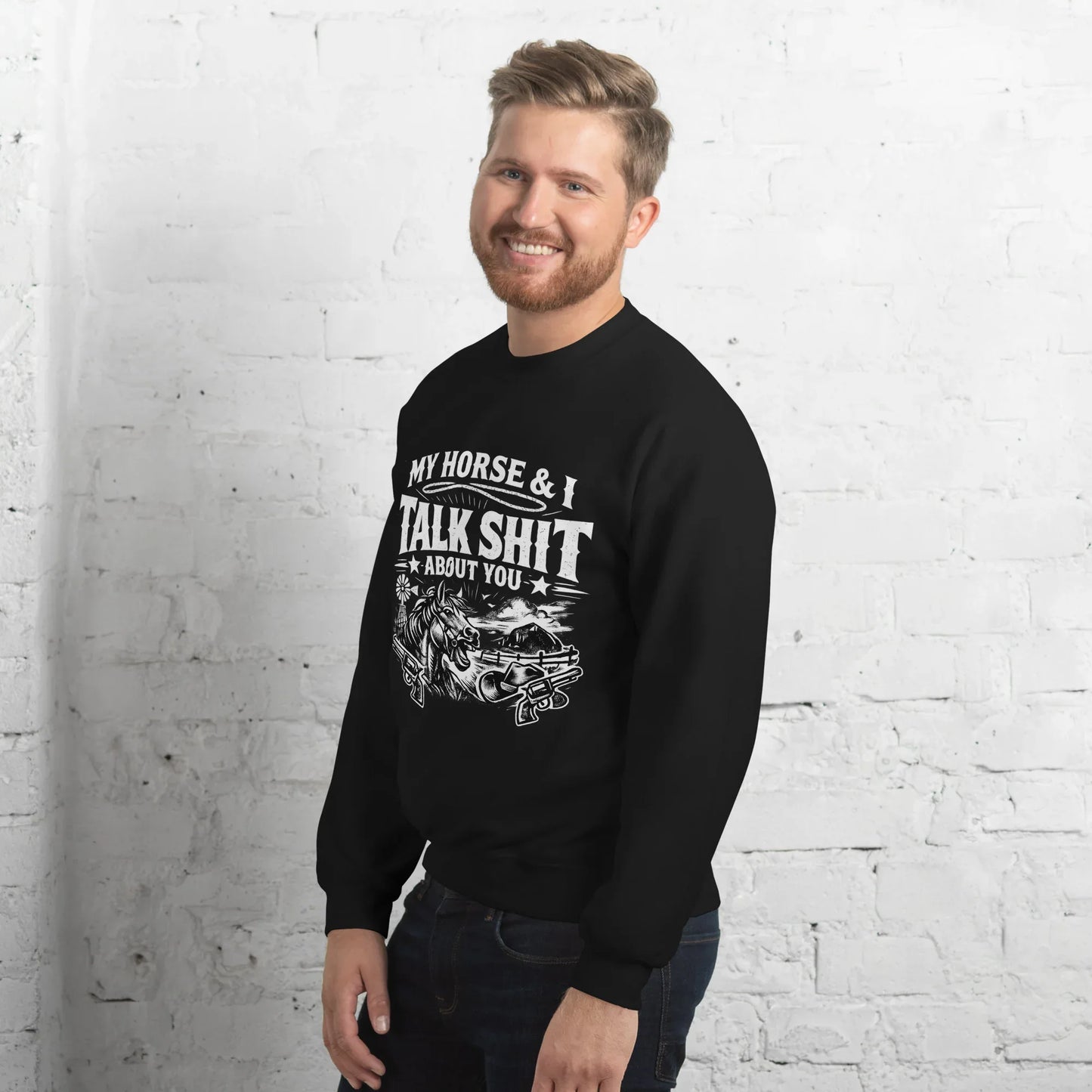 Talk Shit - Unisex Sweatshirt - Feral Pony