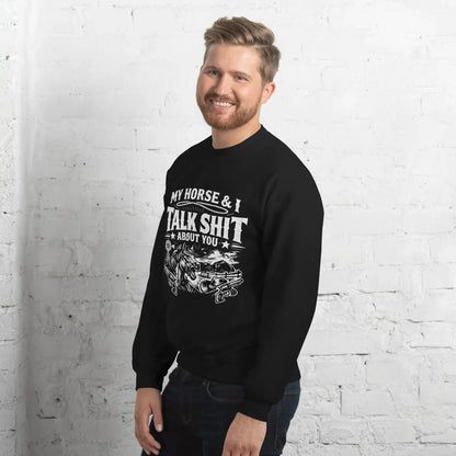 Talk Shit - Unisex Sweatshirt - Feral Pony