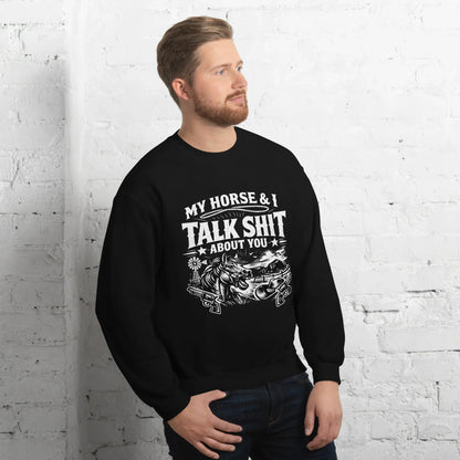 Talk Shit - Unisex Sweatshirt - Feral Pony